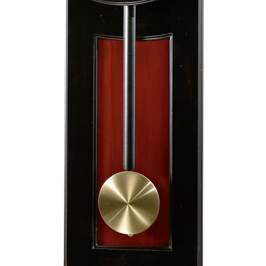 Howard Miller Alexi Two-Tone Black And Red Pendulum Wall Clock 625-390