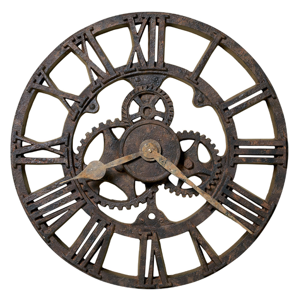 Large Steampunk Wall Clock