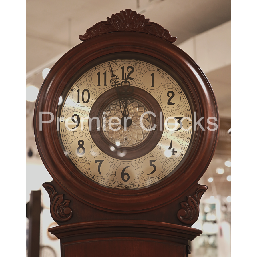  Howard Miller Diana Grandfather Clock 611-082 ? Embassy Cherry  with Single-Chime Movement : Home & Kitchen